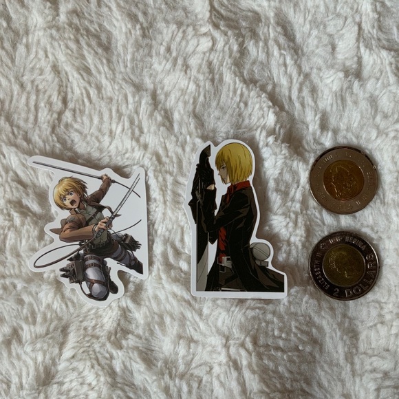 ❗️SOLD❗️Attack on Titan stickers (x18 stickers) - Picture 4 of 6